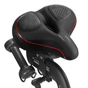 Upgrade Your Peloton Bike Comfort with Our Oversized Bike Seat Cushion - Compatible with Peloton, Spin, Road, and Exercise Bikes - Perfect Saddle Replacement for Men and Women - A Must-Have Accessory for Peloton.