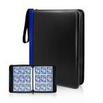 9-Pocket Expandable Waterproof Trading Card Binder - 720 Double-Sided Pocket Album.