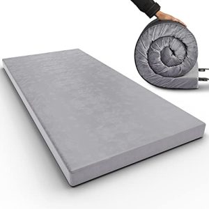 Cozy Memory Foam Camping Mattress - Portable Roll-Up Sleeping Pad