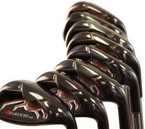 Golf Game with the Heater 3.0 Series Black Plasma Golf Iron Set - Premium Quality for Senior Men