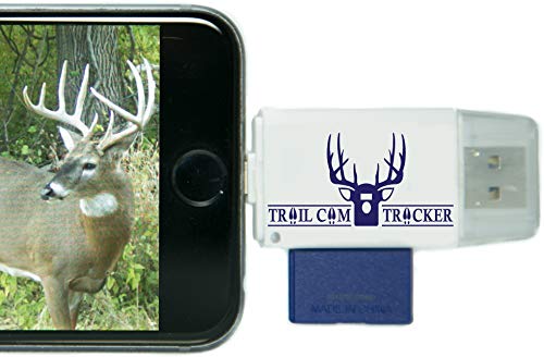 Track Your Trail Camera Data on Your Smartphone with Path Cam Tracker SD Card Reader - Fastest and Most Reliable Game Camera Viewer, Compatible with iPhone and Android