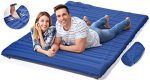 Tenting Pads for Sleeping 2 Individuals, 4'' Thick Inflatable Tenting Sleeping Pads Double, 80s Quick Inflate, Constructed-in Foot Pump & Pillow, Ultralight Sleeping Pad for Tenting Mountaineering 2 Individual, 76''×55''×4''.