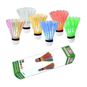 Night Glow LED Badminton Shuttlecocks - Outdoor & Indoor Sports Lighting Set