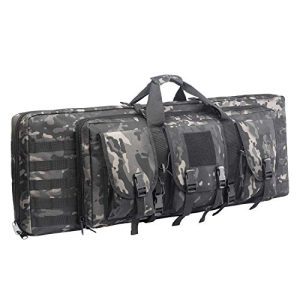 Secure and Stylish Rifle Protection: - Waterproof, Padded, and MOLLE Compatible - Ideal for Hunting, Shooting, and Sports - 38" Length - Black Multicam.
