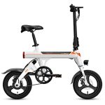 Foldable Electrical Bike - 350W Motor, 36V Lithium Battery, 14" Teenagers Folding Ebike for Commuter and Train with 3 Ranges Pedal Help.