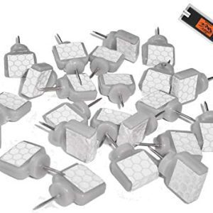 Illuminate the Path with White Reflective Wing Tacks