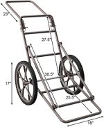 Folding Deer Cart - Heavy-Duty Steel Game Cart for Effortless Hunting Trophy Transport - Image 6