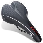 Upgrade Your Ride with our High-Performance Bicycle Seat for Men and Women - Padded Bike Seat Cushion for Road and Mountain Bikes, Exercise Bikes, and Electric Bikes (Sport)!