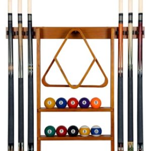 "Billiards Pool Cue Rack - Elevate Your Game Room with Elegance
