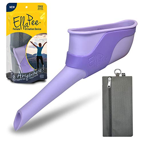 Get the Women's Urinal Funnel - Stand to Pee with Medical Grade Silicone, Reusable and Portable with Bag for Camping, Hiking and More!