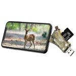 View Trail Camera Images and Videos on Your Smartphone with Liplasting 4-in-1 SD Card Reader - Compatible with iPhone, iPad, Mac, and Android Devices.