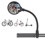Enhance Your Cycling Safety with Fresh Bike Mirror - 360° Rotatable Acrylic Convex Mirror for Handlebars - Upgrade Your Riding Experience