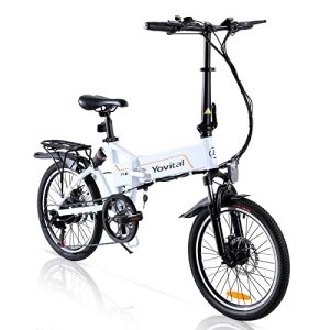 Folding Electric Bike - 20" Adults E-Bike with Removable Battery