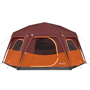 Illuminate Your Adventure: Outdoor Products 8-Person Instant Hexagon Tent with Built-In Lights