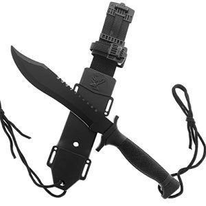 12" Tactical Bowie Survival Hunting Knife - Your Ultimate Outdoor Companion!