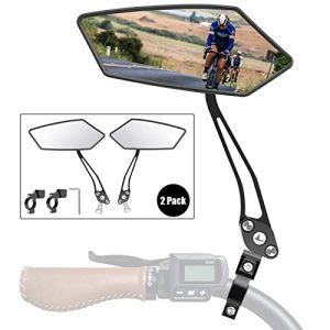 Blast-Resistant Bike Mirror [2PCS] - Enhance Safety with HD Wide