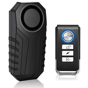 Vibration Sensing Bike Alarm with Remote - 113dB