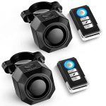 Protect Your Bike with 110dB Loud USB Rechargeable Alarm System - Waterproof, Wireless Anti-Theft Vibration Sensor with Remote - Pack of 2.