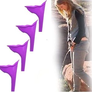 Silicone Female Urination Device - Portable Standing Urinal for Travel & Outdoor Activities