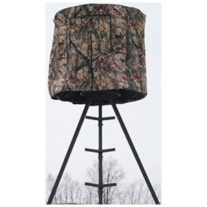 Guide Gear Elevated Deer Hunting Blind - Camo Tent for Tripod Tower Stand.