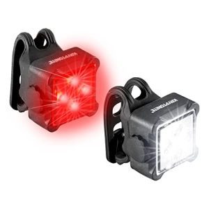 Bike Lights Entrance and Again, Comet F150 R150 Shiny LED Bicycle Gentle Headlight and Rear Taillight Set, 4 Gentle Modes Runtime 110 Hours, Simple to Set up Lights for Bike for Males Girls.