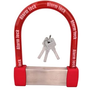 DefenderGuard Bike Lock - Heavy Duty 120db Alarm