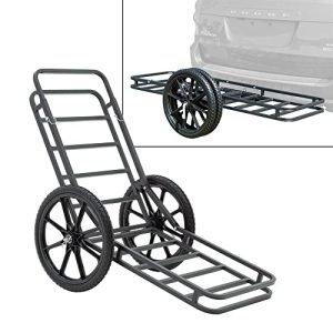 Outdoor Hitch-Mounted Cargo Carrier and Game Cart