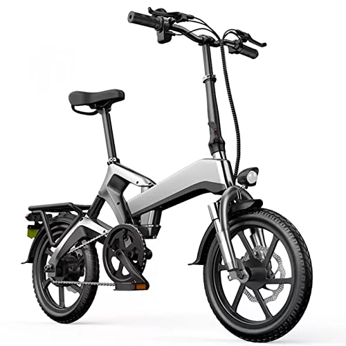 Foldable Adult 1659 Electric Bike with 250W Motor and 48V Removable Battery - Perfect for City Commuting and Multi-Terrain Riding.