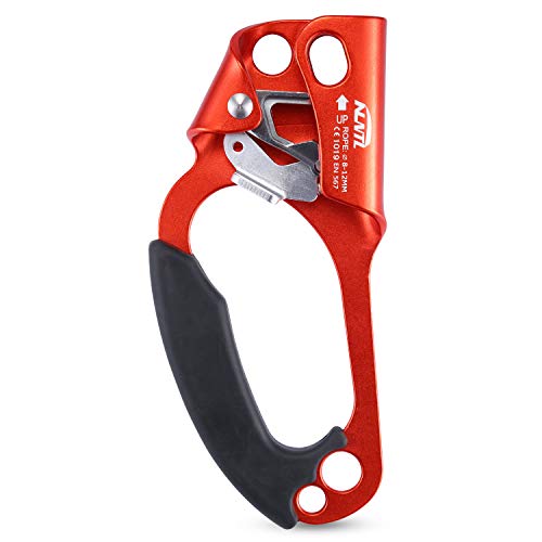 Outdoor Hand Ascender for Climbing and Rappelling - Left/Right Hand, 8-18mm Rope