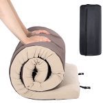 The Ultimate Travel Companion: Portable Foam Tenting Mattress with Detachable Waterproof Cover and Convenient Storage Bag.