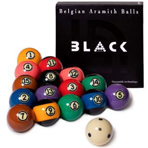 Black TV Billiard Pool Ball Set 2 1/4" - Elevate Your Game with Innovative Design