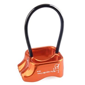 Skilled Rappel Gear Downhill Tools, ATC Information Belay Machine Rock Climbing Descender for Out of doors Recreation, Sturdy Secure Sturdy (Orange).