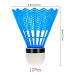 Elevate Your Badminton Game with 12 Colorful Plastic Shuttlecocks - Image 3