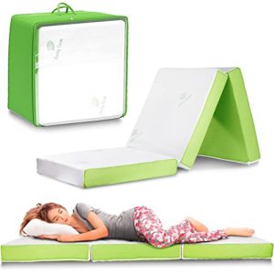 Comfy Foldable Floor Mattress: Portable Foam Camping Bed for Travel! 🛏️🌟