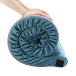Foam Tenting Mattress - Roll Up Sleeping Mat for Cot, Foam Sleeping Pad for Tenting with Cowl for Children, Adults, Moveable Tenting Mat, Tenting Pad for Mattress, Automotive.