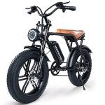 PowerRide 1000W Electric Bike for Adults - 48V 15Ah Removable Battery, 20" x 4.0 Fat Tires, 30MPH Speed, 30-80 Mile Range, Shimano 7-Speed Ebike