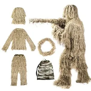 3D Camouflage Gilly Suit for All Ages - Perfect for Hunting