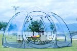 Outdoor Oasis: SAEWTINOR Pop-Up Clear Tent for Year-Round Gatherings
