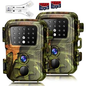 StealthGuard Mini Trail Camera 2-Pack: Capture the Wild Unseen with 20MP Clarity, Night Vision, and Seamless Mobile Viewing
