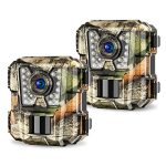 2 Pack Mini Path Digital camera 1080P HD Wildlife Scouting Looking Recreation Digital camera