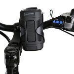 Moveable Bluetooth 5.0 Speaker Wi-fi Waterproof Speaker with Bike Mount & Distant – Premium Sound High quality & Loud 8W Mini Speaker – 15 Hours of Playtime &  100 ft Vary (Black).