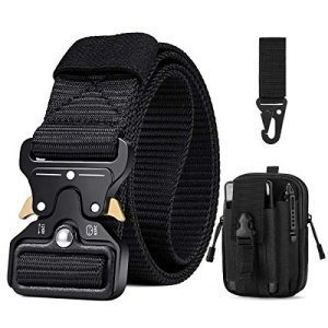 Men's Tactical Belt Set: Heavy-Duty Military Style Quick