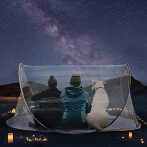 EighteenTek Clear Pop Up Tent - Stargazing Outdoor Bubble for 2 Persons