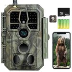 WiFi Trail Camera 32MP: Capture Wildlife with Lightning