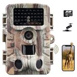 4K WiFi Trail Camera with 48MP Image, 0.2s Trigger Time, and IP65 Waterproof for Wildlife Monitoring - Osenous Trail Camera