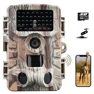 4K WiFi Trail Camera with 48MP Image, 0.2s Trigger Time, and IP65 Waterproof for Wildlife Monitoring - Osenous Trail Camera