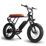 Metropolis Cruiser Electrical Bike, 4'' Vast Tires, Shimano 6-Pace E-Bike, 500W Brushless Motor, 40 Miles Vary, 48V/13Ah Detachable Lithium-Ion Battery, Mini Swell Electrical Bike.