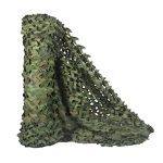 Camouflage Netting, Camo Net Woodland Blinds Great for Military Sunshade Camping Shooting Hunting Party Decoration 1.5x2M/5x6.5ft