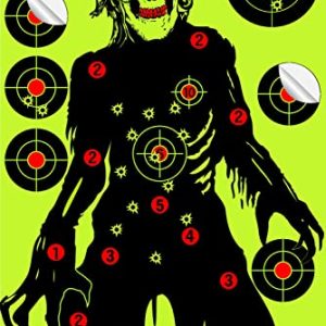 Capturing Targets 12x18 Inch Skeleton Reactive Paper - Bright Fluorescent Yellow
