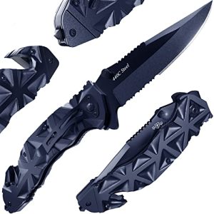 Ultimate 3-in-1 Black Pocket Knife - HB 207